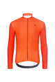 HOLOKOLO Cycling long sleeve jersey and bibtights - PERFORMANCE WINTER - orange/black