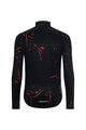 HOLOKOLO Cycling long sleeve jersey and bibtights - PASSION WINTER - black/red