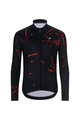 HOLOKOLO Cycling long sleeve jersey and bibtights - PASSION WINTER - black/red
