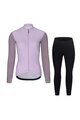 RIVANELLE BY HOLOKOLO Cycling winter set with jacket - PERFORMANCE WINTER - black/purple