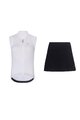 RIVANELLE BY HOLOKOLO Cycling short sleeve jersey and shorts - PURE - white/black