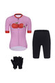 RIVANELLE BY HOLOKOLO Cycling mega sets - FRUIT LADY - pink/red/black