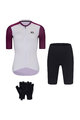 RIVANELLE BY HOLOKOLO Cycling mega sets - TECHNICAL - white/bordeaux/black