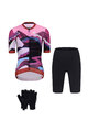 RIVANELLE BY HOLOKOLO Cycling mega sets - SUNSET ELITE LADY - pink/black