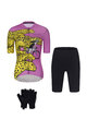 RIVANELLE BY HOLOKOLO Cycling mega sets - CHEETAH - yellow/pink/black