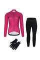 RIVANELLE BY HOLOKOLO Cycling mega sets - STARLIGHT WINTER - black/pink