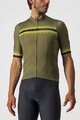 CASTELLI Cycling short sleeve jersey and shorts - GRIMPEUR - green/black