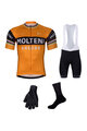 BONAVELO Cycling mega sets - MOLTENI ARCORE - white/orange/black