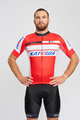 BONAVELO Cycling short sleeve jersey and shorts - KATUSHA - red/black
