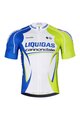 BONAVELO Cycling short sleeve jersey and shorts - LIQUIGAS CANNONDALE - blue/green/black