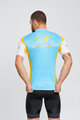 BONAVELO Cycling short sleeve jersey and shorts - ASTANA - yellow/blue/black