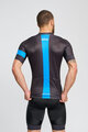 BONAVELO Cycling short sleeve jersey and shorts - SKY - blue/black