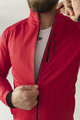 HOLOKOLO Cycling thermal jacket - 2in1 WINTER - red