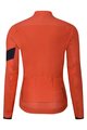 HOLOKOLO Cycling thermal jacket - 2in1 WINTER LADY - orange