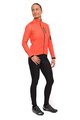 HOLOKOLO Cycling thermal jacket - 2in1 WINTER LADY - orange