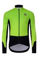 HOLOKOLO Cycling winter set with jacket - CLASSIC - black/light green