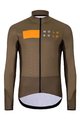 HOLOKOLO Cycling winter set with jacket - ELEMENT - black/brown
