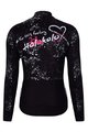 HOLOKOLO Cycling thermal jacket - GRAFFITI LADY - black