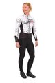 HOLOKOLO Cycling thermal jacket - GRAFFITI LADY - white/black