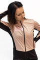 HOLOKOLO Cycling thermal jacket - ELEMENT LADY - brown/beige