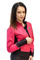 HOLOKOLO Cycling thermal jacket - CLASSIC LADY - pink/black