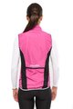 HOLOKOLO Cycling gilet - WIND/RAIN LADY - pink