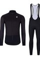HOLOKOLO Cycling winter set with jacket - CLASSIC - black