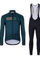 HOLOKOLO Cycling winter set with jacket - ELEMENT - blue/black