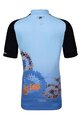 HOLOKOLO Cycling short sleeve jersey and shorts - RIDERS KIDS - black/blue/multicolour