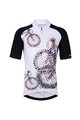 HOLOKOLO Cycling short sleeve jersey and shorts - RIDERS KIDS - multicolour/white/black