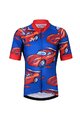 HOLOKOLO Cycling short sleeve jersey and shorts - CARS - red/black/blue