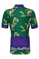 HOLOKOLO Cycling short sleeve jersey and shorts - DINOSAURUS - green/black