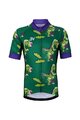 HOLOKOLO Cycling short sleeve jersey and shorts - DINOSAURUS - green/black