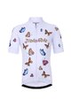 HOLOKOLO Cycling short sleeve jersey and shorts - BUTTERFLIES - black/white