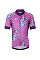 HOLOKOLO Cycling short sleeve jersey and shorts - UNICORNS - purple/black