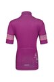 HOLOKOLO Cycling short sleeve jersey and shorts - FLOW JUNIOR - purple/black