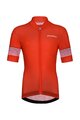 HOLOKOLO Cycling short sleeve jersey and shorts - FLOW JUNIOR - black/red