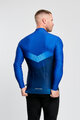 HOLOKOLO Cycling winter long sleeve jersey - ARROW WINTER - blue