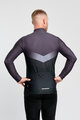 HOLOKOLO Cycling winter long sleeve jersey - ARROW WINTER - black/grey