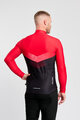 HOLOKOLO Cycling winter long sleeve jersey - ARROW WINTER - red/black