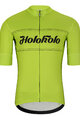 HOLOKOLO Cycling short sleeve jersey and shorts - GEAR UP  - black/yellow