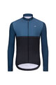 HOLOKOLO Cycling winter set with jacket - STRIPES WINTER - black/blue
