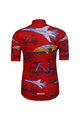 HOLOKOLO Cycling short sleeve jersey and shorts - SPEED - black/red/multicolour