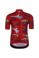 HOLOKOLO Cycling short sleeve jersey and shorts - SPEED - black/red/multicolour