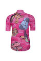 HOLOKOLO Cycling short sleeve jersey and shorts - SAFARI - black/pink/multicolour