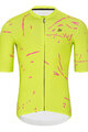 HOLOKOLO Cycling short sleeve jersey and shorts - PASSION - yellow/pink
