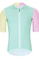 HOLOKOLO Cycling short sleeve jersey and shorts - PERFORMANCE - green/pink