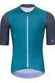 HOLOKOLO Cycling short sleeve jersey and shorts - PERFORMANCE - green/purple