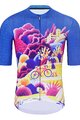 HOLOKOLO Cycling short sleeve jersey and shorts - VOYAGE - multicolour/blue