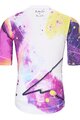 HOLOKOLO Cycling short sleeve jersey and shorts - SPLASH - purple/grey/blue